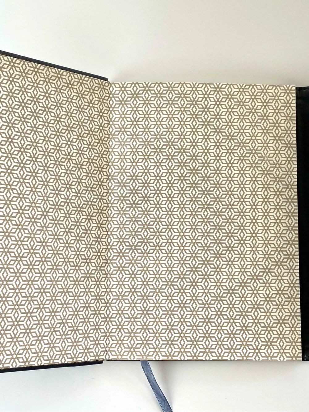 ✨NEW Unisex Marbled Grey Faux Leather Lined Journal with Gold Snap Closure